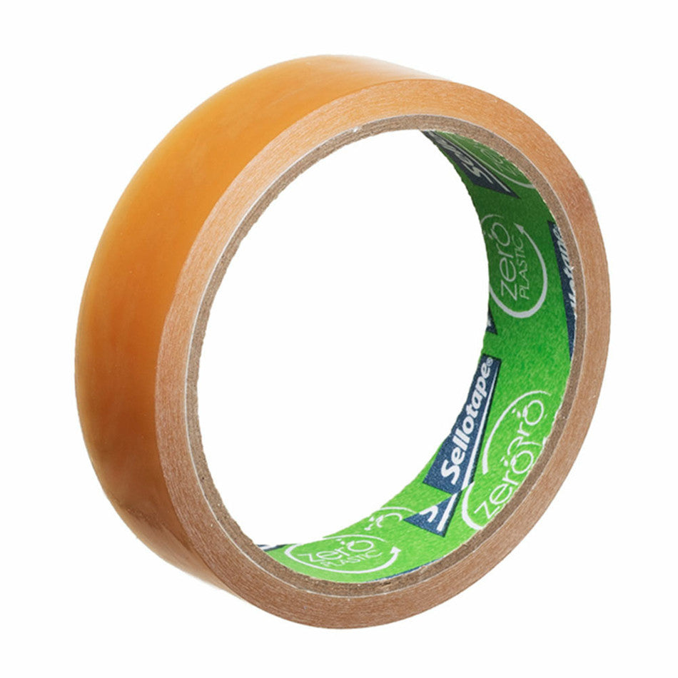 Sellotape Zero Plastic Extra Sticky Plant Based Tape 24mm x 30m by Sellotape at Cult Pens