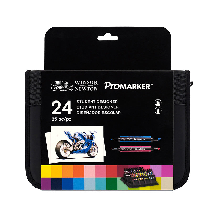 Winsor & Newton ProMarkers Set of 24 Student Designer by Winsor & Newton at Cult Pens