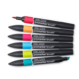 Winsor & Newton Promarker Brush Set of 6 Mid Tones by Winsor & Newton at Cult Pens
