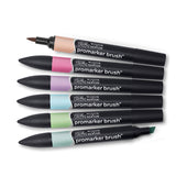 Winsor & Newton Promarker Brush Set of 6 Pastel Tones by Winsor & Newton at Cult Pens