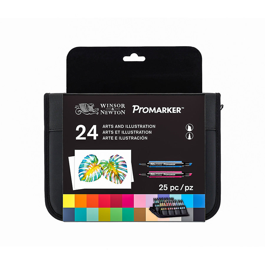 Winsor & Newton ProMarkers Set of 24 Arts and Illustration