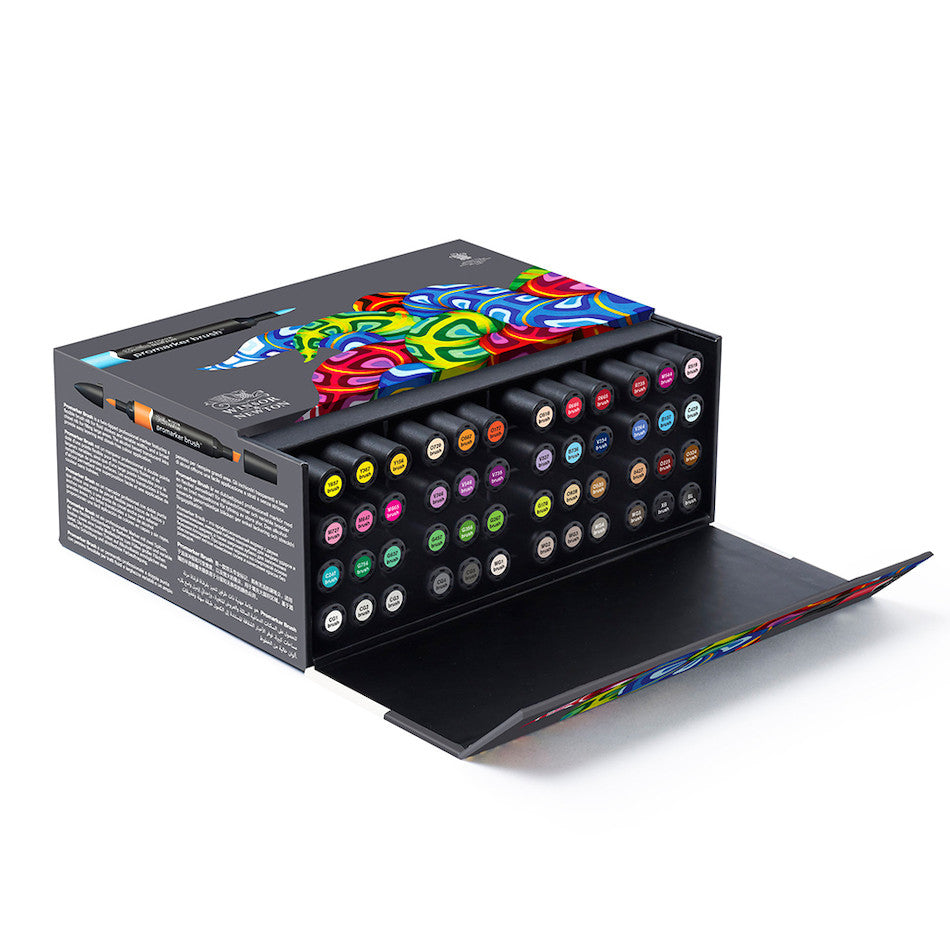 Winsor & Newton Promarker Brush Set of 48 Essential Collection by Winsor & Newton at Cult Pens