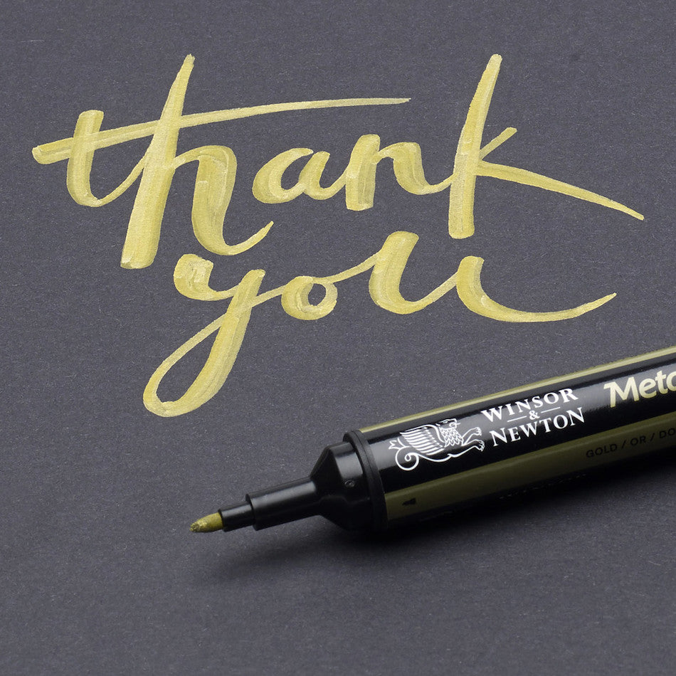 Winsor & Newton Metallic Marker by Winsor & Newton at Cult Pens