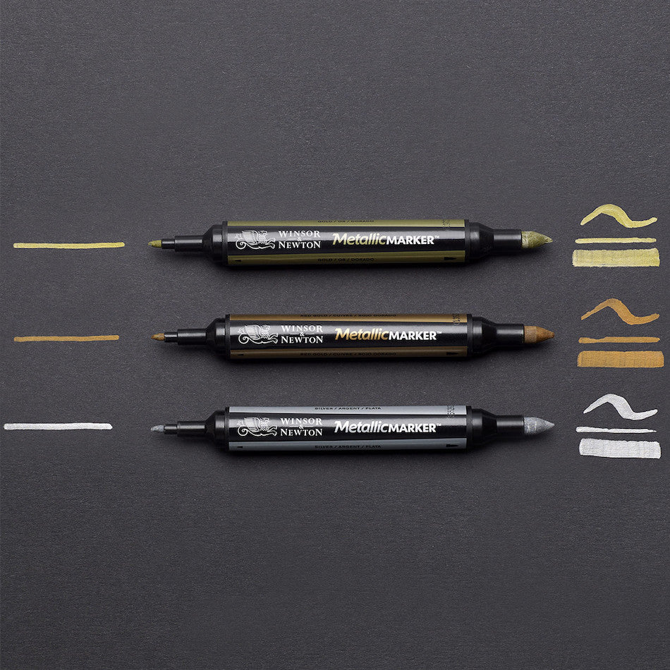 Winsor & Newton Metallic Marker by Winsor & Newton at Cult Pens