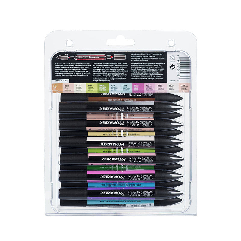 Winsor & Newton ProMarkers Set of 12+1 Manga Fantasy by Winsor & Newton at Cult Pens