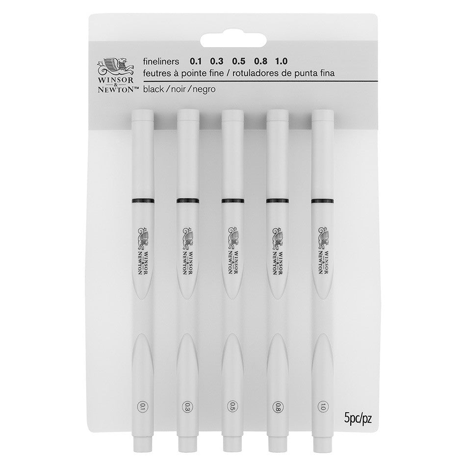 Winsor & Newton Fineliner Assorted Set of 5 by Winsor & Newton at Cult Pens