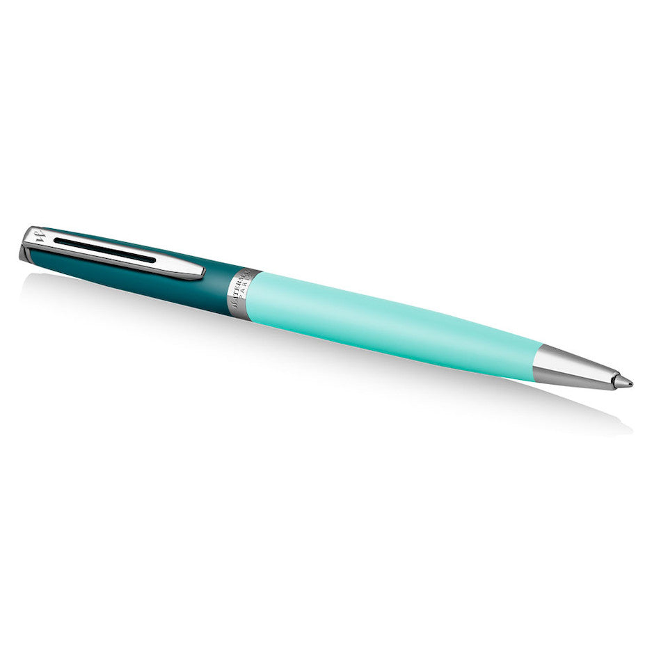 Waterman Hemisphere Ballpoint Pen Green with Chrome Trim by Waterman at Cult Pens