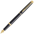 Waterman Hemisphere Fountain Pen Black with Gold Trim by Waterman at Cult Pens