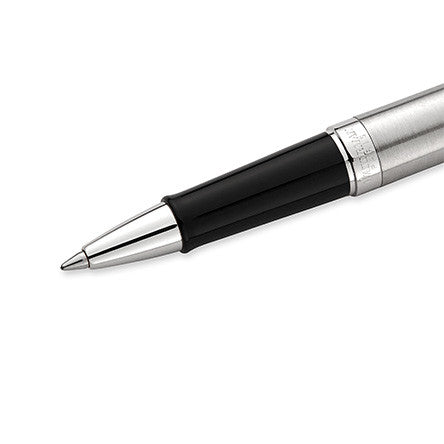 Waterman Hemisphere Rollerball Pen Stainless Steel with Chrome Trim by Waterman at Cult Pens