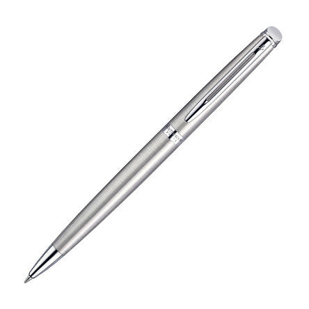 Waterman Hemisphere Ballpoint Pen Stainless Steel with Chrome Trim by Waterman at Cult Pens