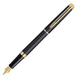 Waterman Hemisphere Fountain Pen Matte Black with Gold Trim by Waterman at Cult Pens