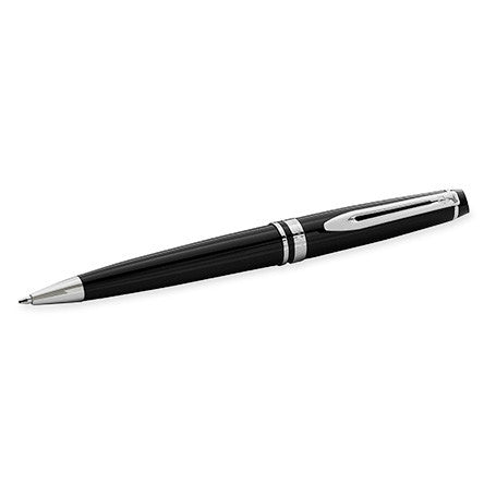Waterman Expert Ballpoint Pen Black with Chrome Trim by Waterman at Cult Pens
