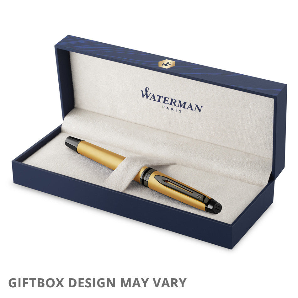 Waterman Expert Metallic Fountain Pen Gold by Waterman at Cult Pens