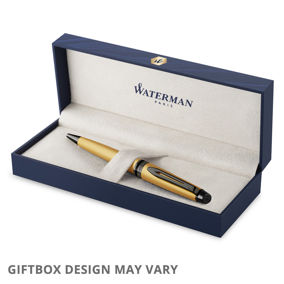 Waterman Expert Metallic Ballpoint Pen Gold