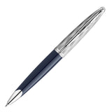 Waterman Carene Deluxe Ballpoint Pen Special Edition Blue with Chrome Trim by Waterman at Cult Pens