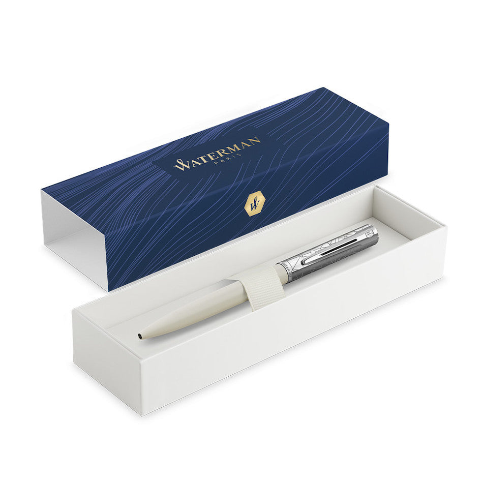 Waterman Allure Deluxe Ballpoint Pen White by Waterman at Cult Pens