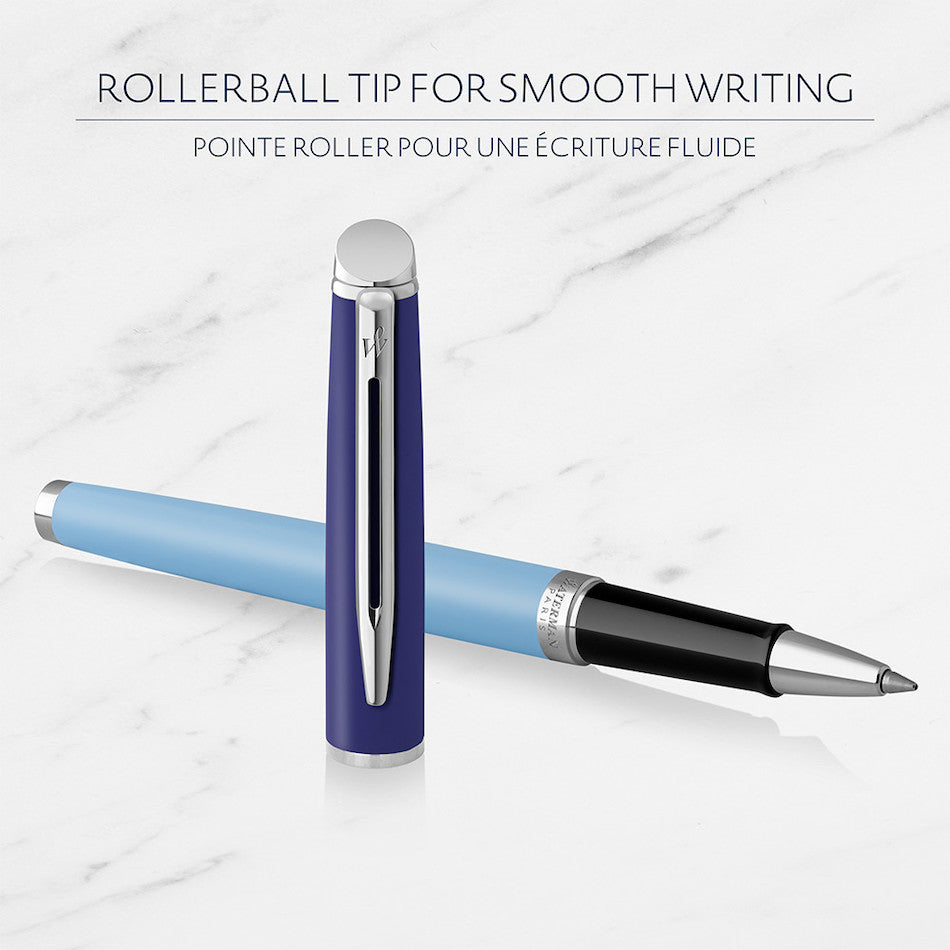 Waterman Hemisphere Rollerball Pen Blue with Palladium Trim by Waterman at Cult Pens