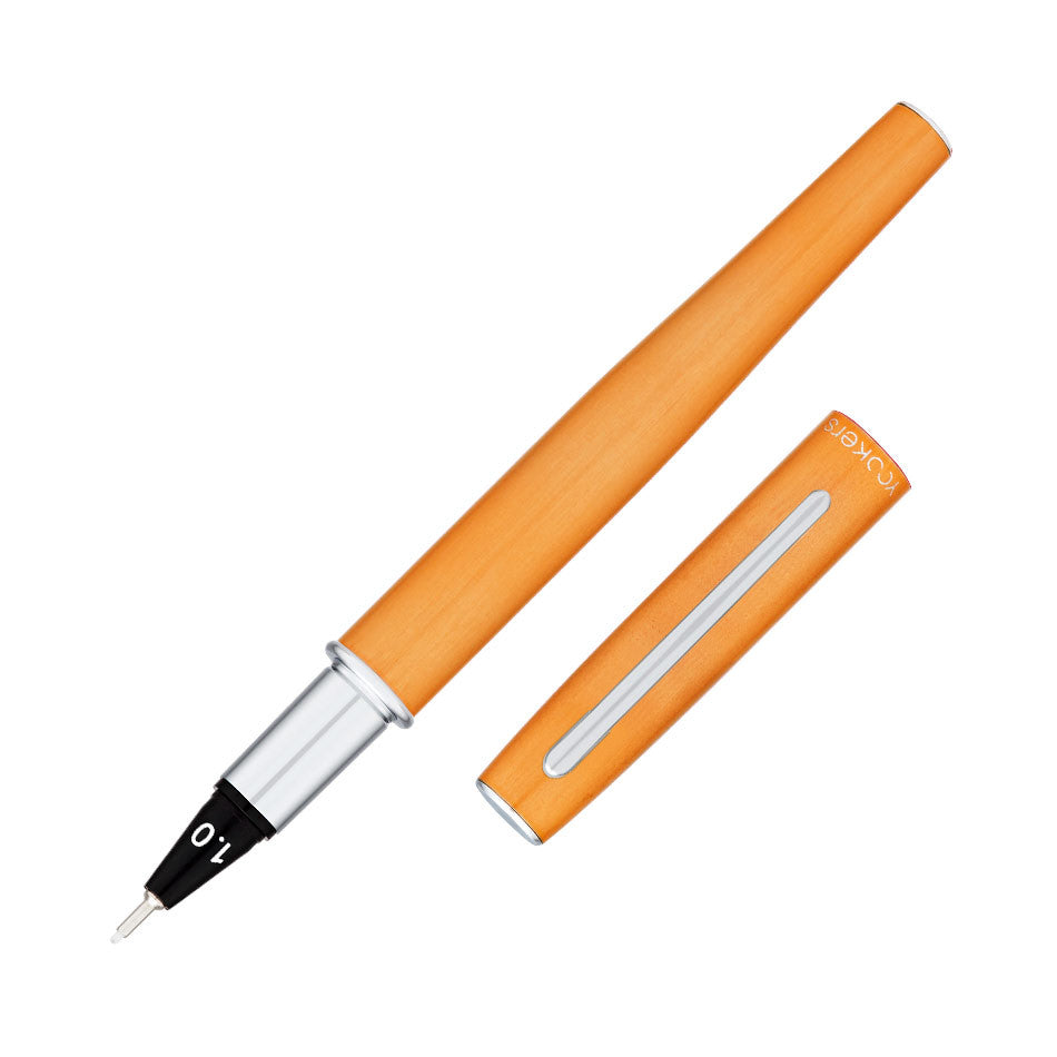 Yookers Yooth 751 Refillable Fibre Tip Pen Light Orange 1.0mm by Yookers at Cult Pens