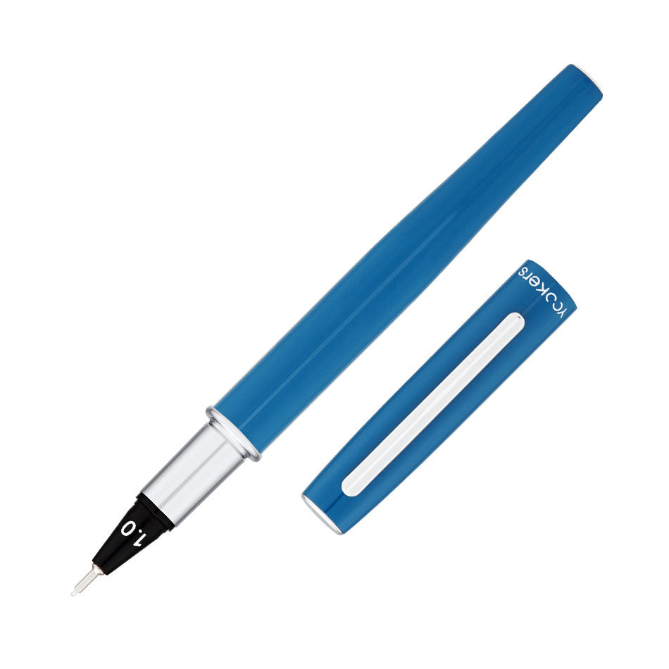 Yookers Yooth 751 Refillable Fibre Tip Pen Steel Blue 1.0mm by Yookers at Cult Pens