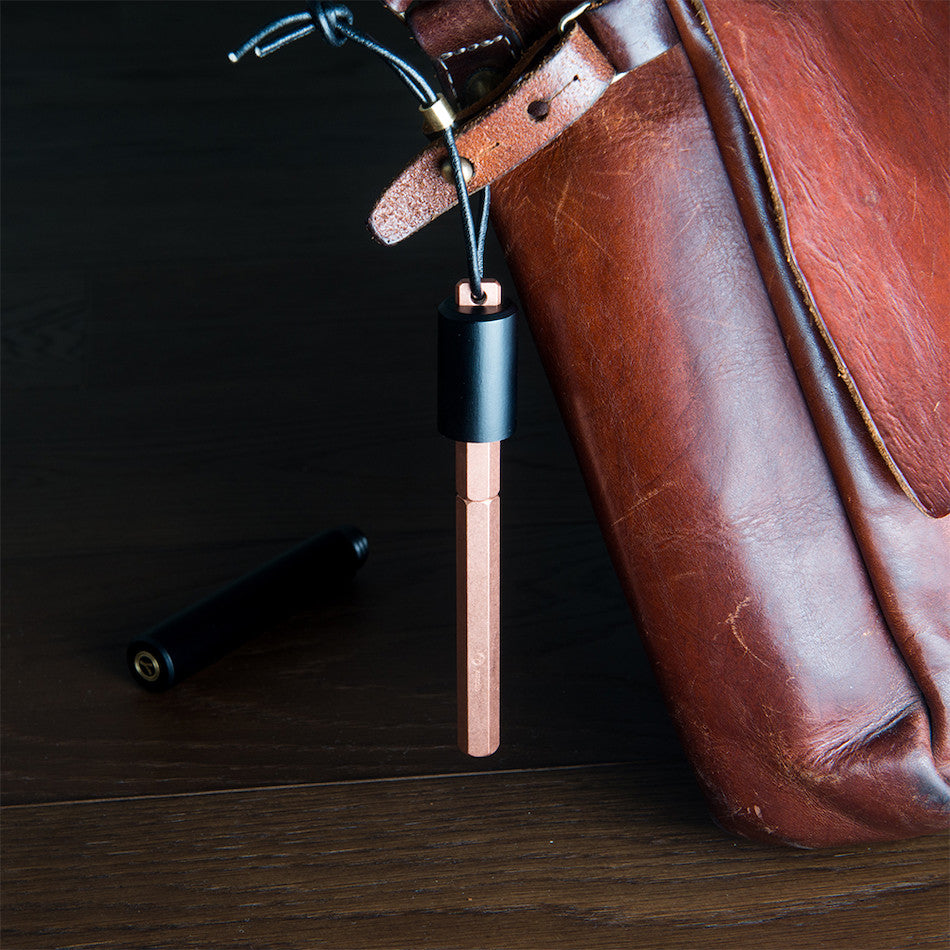 YStudio Classic Revolve Portable Fountain Pen Copper by YStudio at Cult Pens