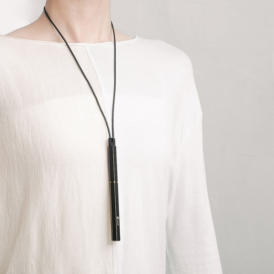 YStudio Classic Revolve Portable Fountain Pen Black by YStudio at Cult Pens