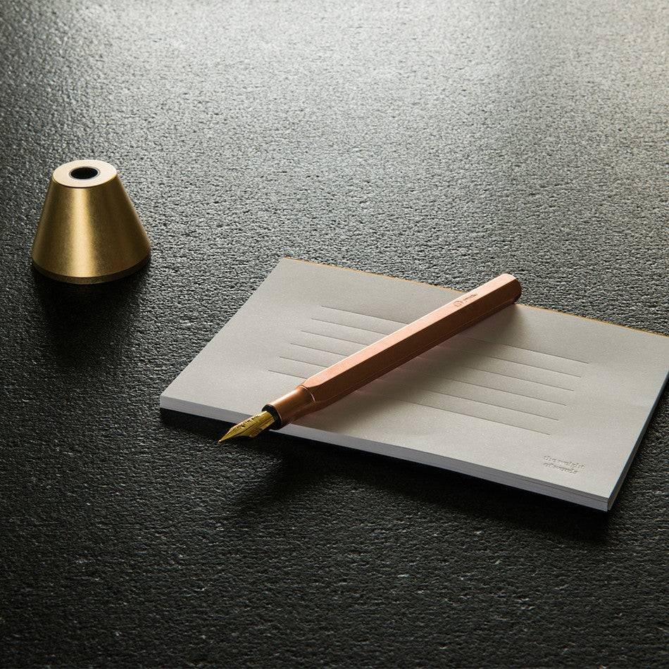 YStudio Classic Revolve Desk Fountain Pen Copper by YStudio at Cult Pens