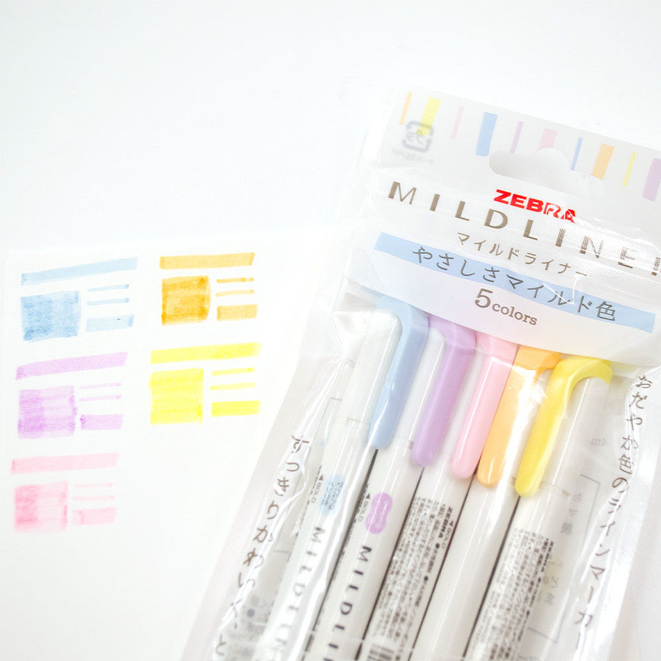 Zebra Mildliner Pen Set Gentle by Zebra at Cult Pens